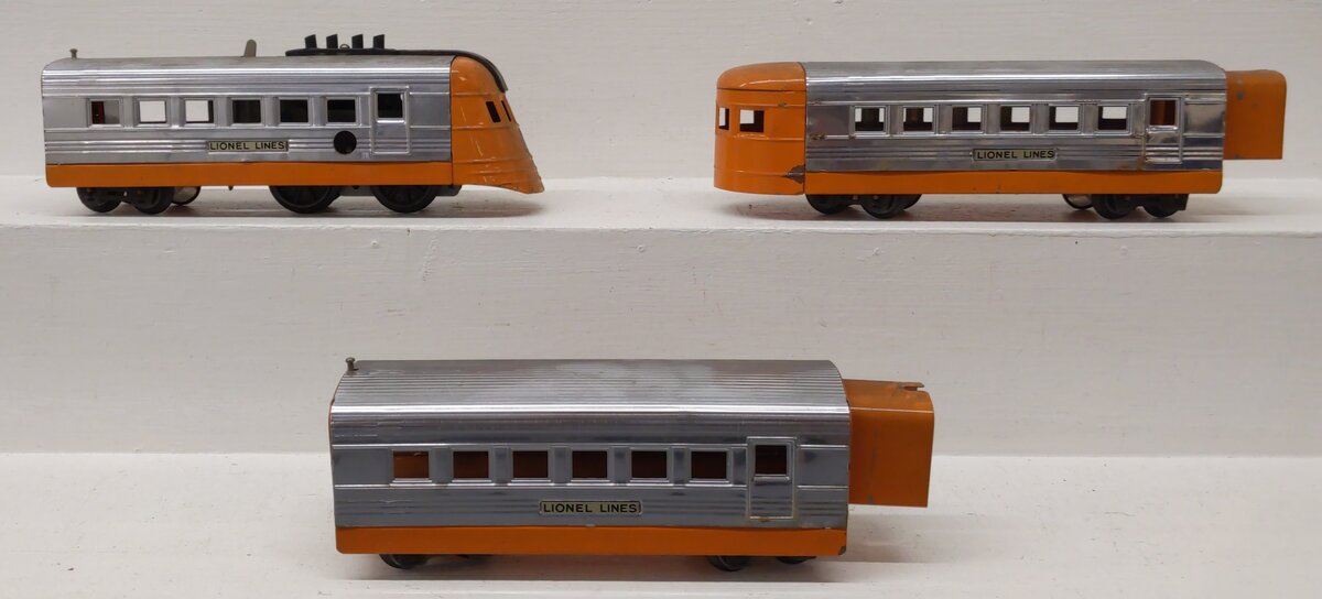 Lionel 1535 Vintage O Gauge Streamline Set/Box