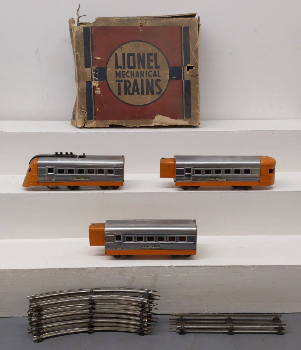 Lionel 1535 Vintage O Gauge Streamline Set/Box
