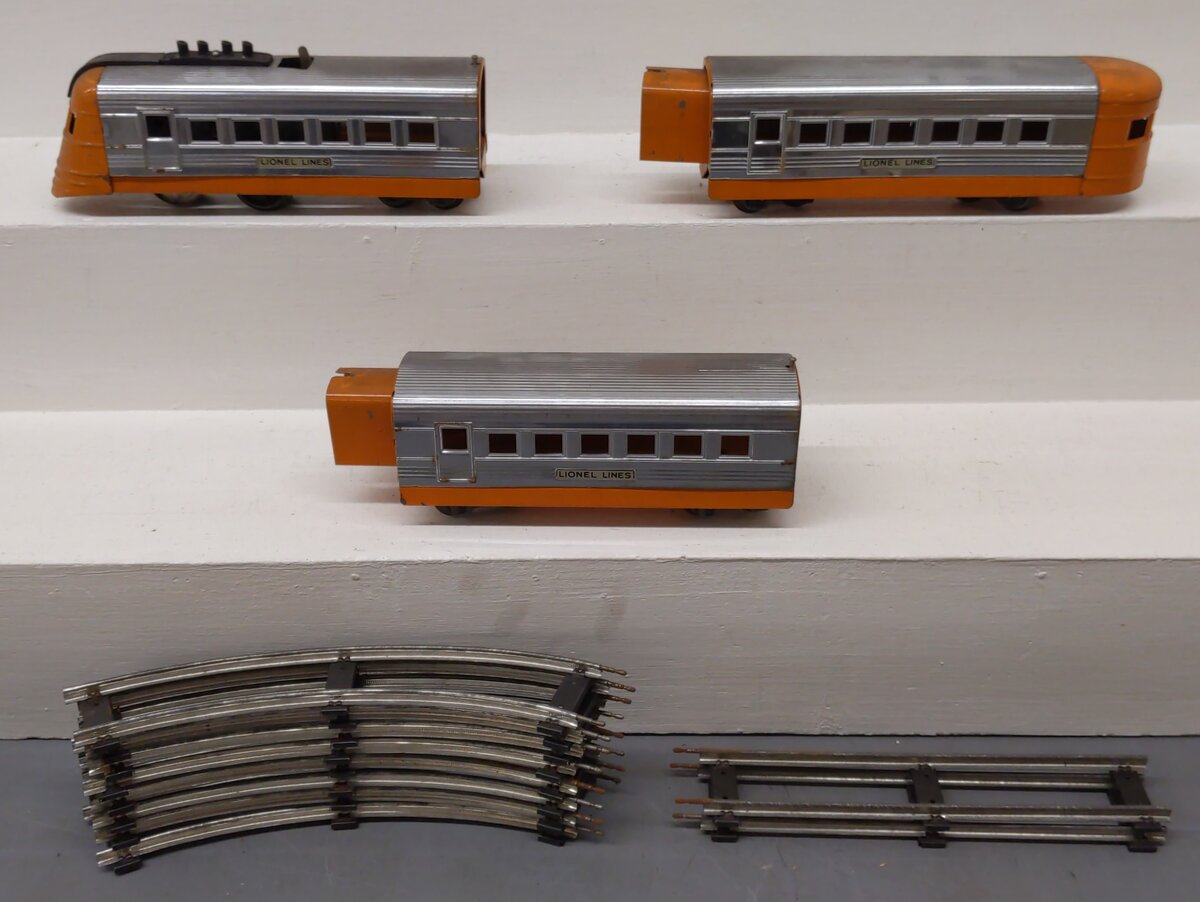 Lionel 1535 Vintage O Gauge Streamline Set/Box