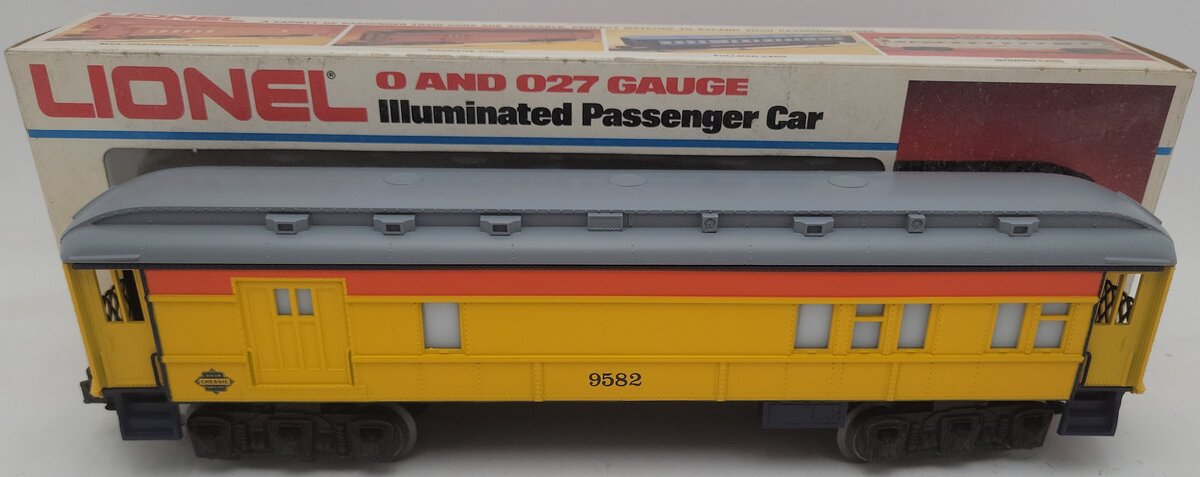 Lionel 6-9582 O Gauge Chessie Steam Special Combination Car #9582 EX/Box