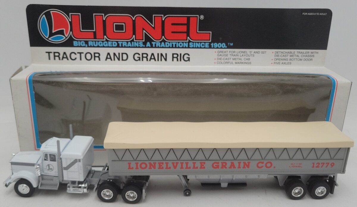 Lionel 6-12779 O Gauge Lionelville Grain Co. Tractor & Grain Rig EX/Box