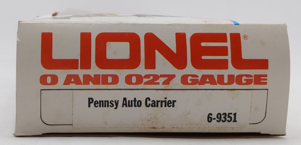 Lionel 6-9351 O Gauge Pennsylvania Auto Carrier NIB