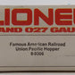 Lionel 6-9366 O Gauge Union Pacific Covered 4-Bay Hopper #9366 NIB