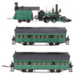 Lionel 6-30088 O Gauge BRASS John Bull Steam Passenger Train Set NIB