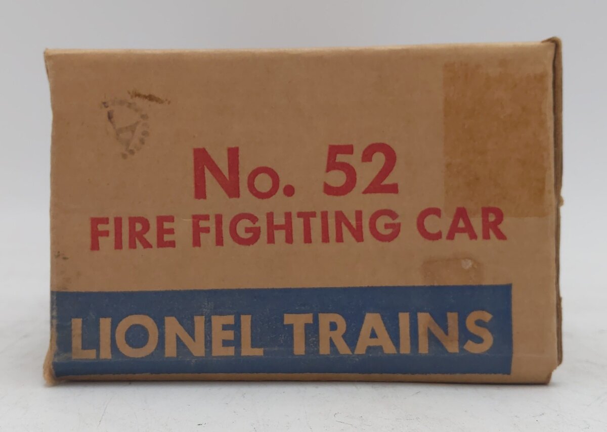Lionel 52 Vintage O Motorized Fire Car EX/Box