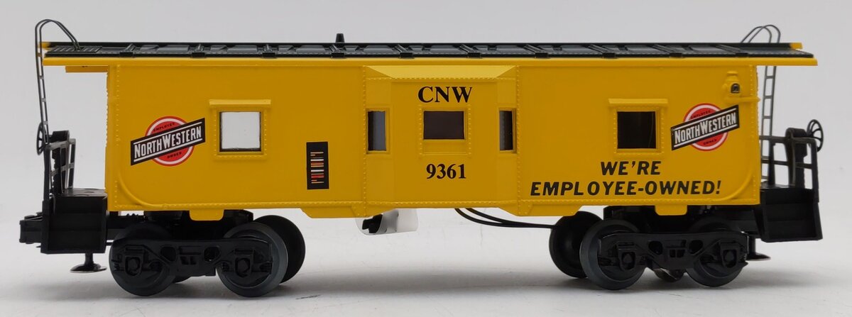 Lionel 6-9361 O Chicago & North Western Bay Window Illuminated Caboose #9361 NIB