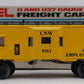 Lionel 6-9361 O Chicago & North Western Bay Window Illuminated Caboose #9361 NIB