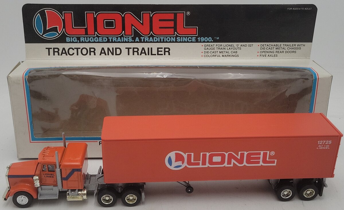 Lionel 6-12725 O Lionel Tractor and Trailer EX/Box