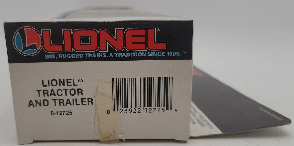 Lionel 6-12725 O Lionel Tractor and Trailer EX/Box