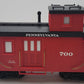 Lionel 8-87700 G Pennsylvania Illuminated Caboose #700 VG/Box