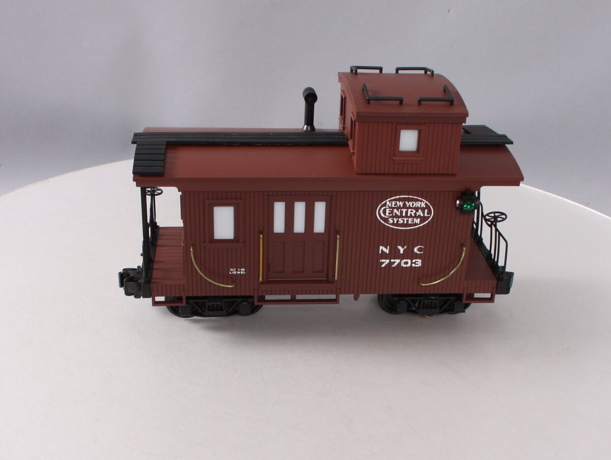 Lionel 8-87703 G Scale New York Central Illuminated Caboose EX/Box