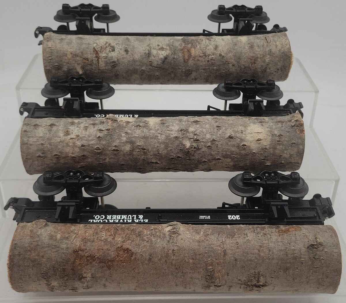 Lionel 6-29445 Elk River Skeleton Log 3-Car Set EX/Box