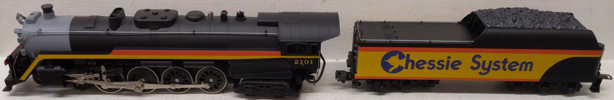 Lionel 6-18011 O Gauge Chessie 4-8-4 T1 Steam Locomotive & Tender #2101 EX/Box