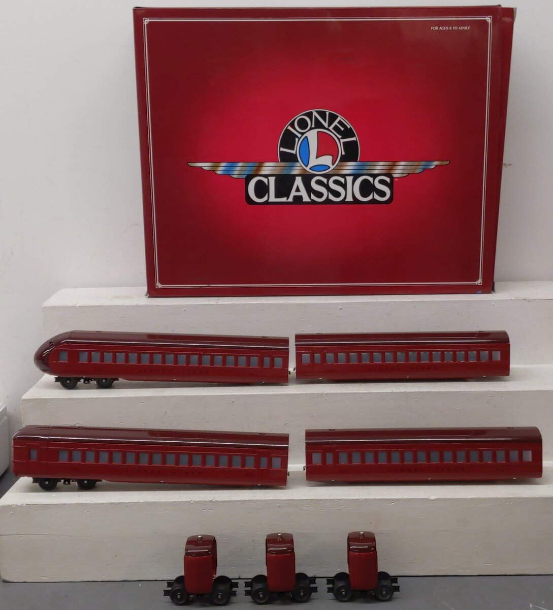 Lionel 6-51201 O Gauge Lionel Lines Rail Chief Passenger 4-Car Set EX/Box