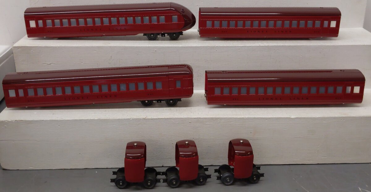 Lionel 6-51201 O Gauge Lionel Lines Rail Chief Passenger 4-Car Set EX/Box