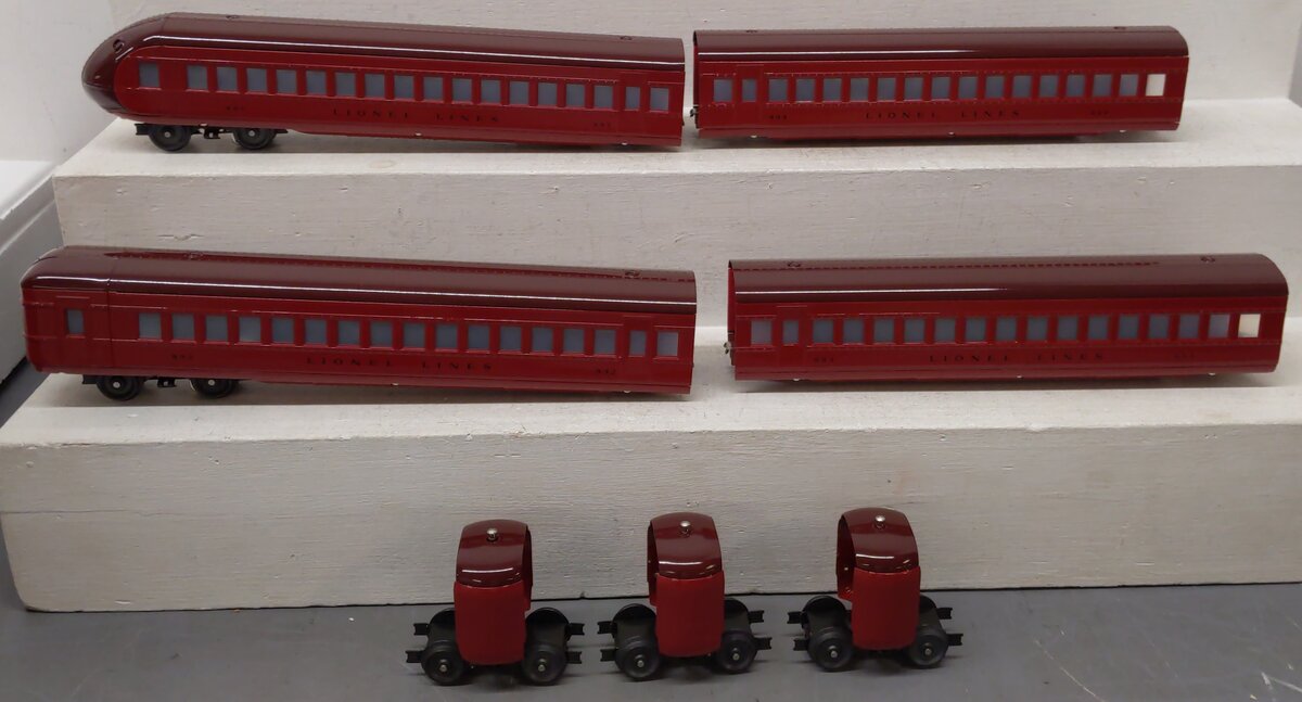 Lionel 6-51201 O Gauge Lionel Lines Rail Chief Passenger 4-Car Set EX/Box