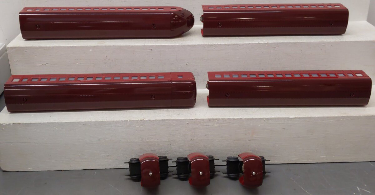 Lionel 6-51201 O Gauge Lionel Lines Rail Chief Passenger 4-Car Set EX/Box