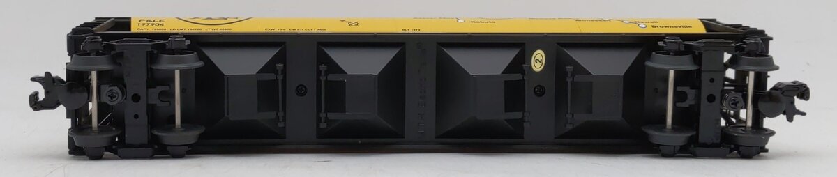 MTH 30-75164 O Gauge Pittsburgh & Lake Erie 4-Bay Cylindrical Hopper Car #197904 NIB