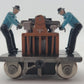 Bachmann 1320 HO Blue Gandy Dancer Electrically Powered Hand Car EX/Box