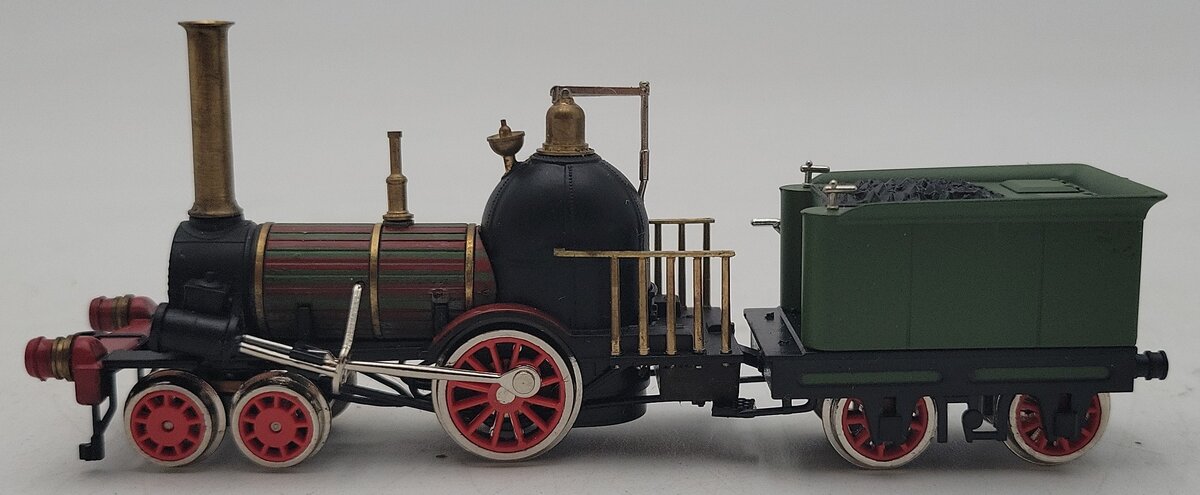 Bachmann 41-0501 HO Scale The Prussia 4-2-0 Steam Locomotive & Tender -DC VG/Box