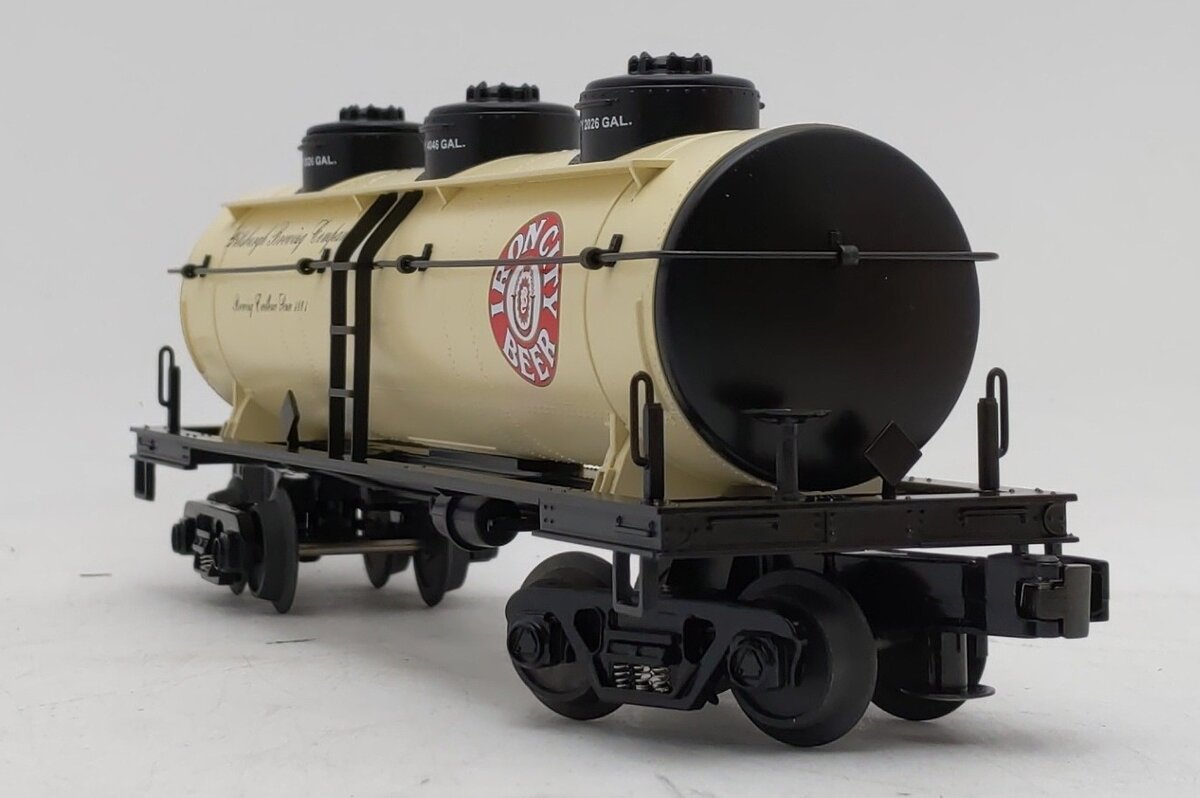 MTH 30-7368 O Gauge Pittsburgh Brewing Co. 3 Dome Tank Car #3 NIB