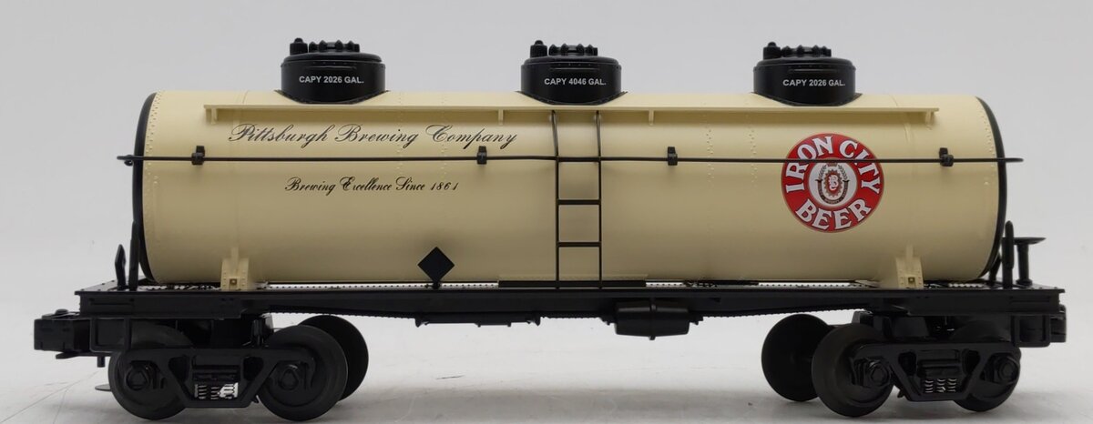MTH 30-7368 O Gauge Pittsburgh Brewing Co. 3 Dome Tank Car #3 NIB