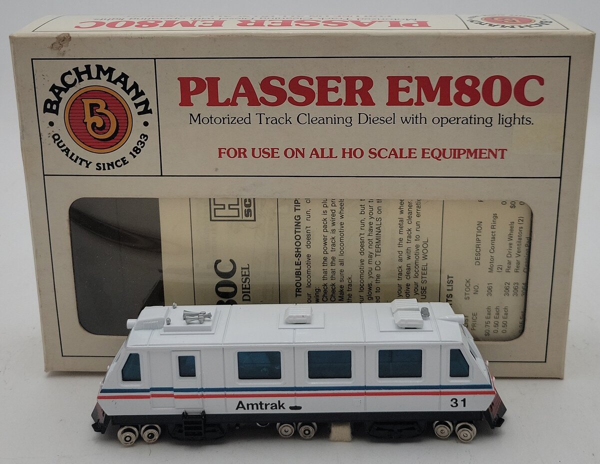 Bachmann 609 HO Scale Amtrak Track Cleaner Car #31 LN/Box