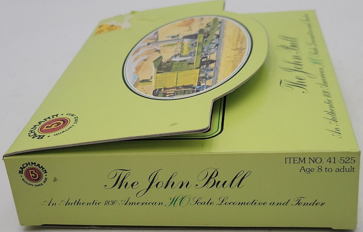 Bachmann 41-525 HO The John Bull Authentic 1830 Locomotive w/Tender EX/Box