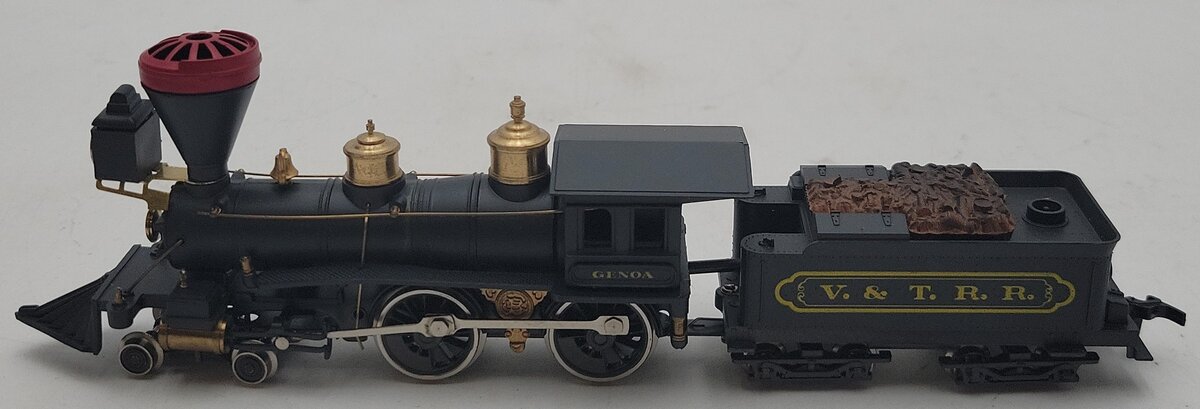 AHM 5067 HO V&T 4-4-0 Genoa Steam Engine & Tender EX/Box