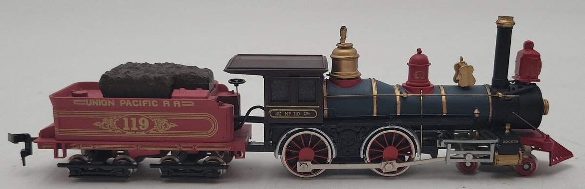 Bachmann 0671 HO Union Pacific 4-4-0 Steam Locomotive & Tender EX/Box