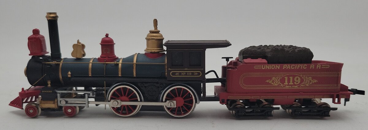 Bachmann 0671 HO Union Pacific 4-4-0 Steam Locomotive & Tender EX/Box