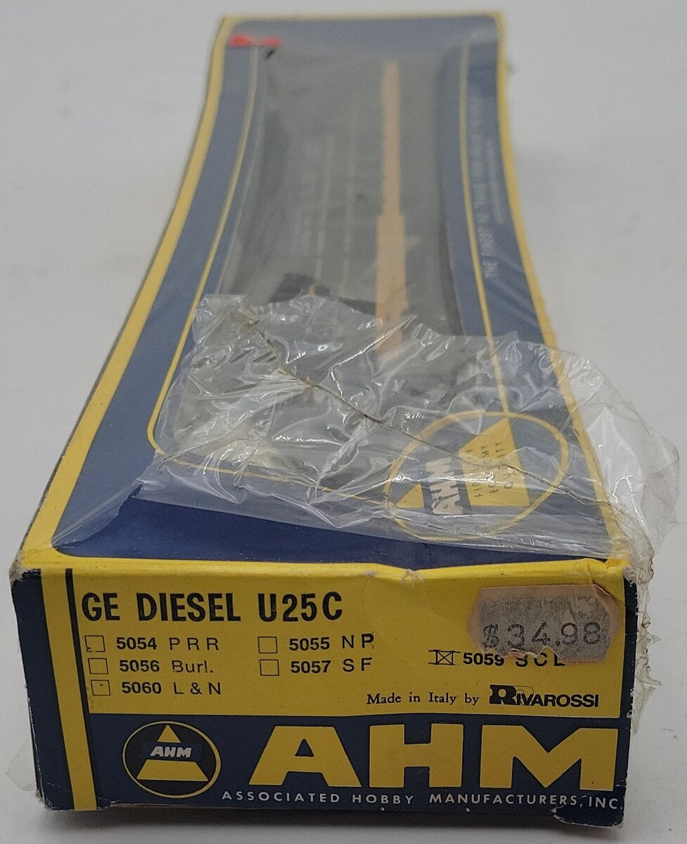 AHM 5059-D Seaboard Coast Line U25C Diesel Locomotive #1709 NIB