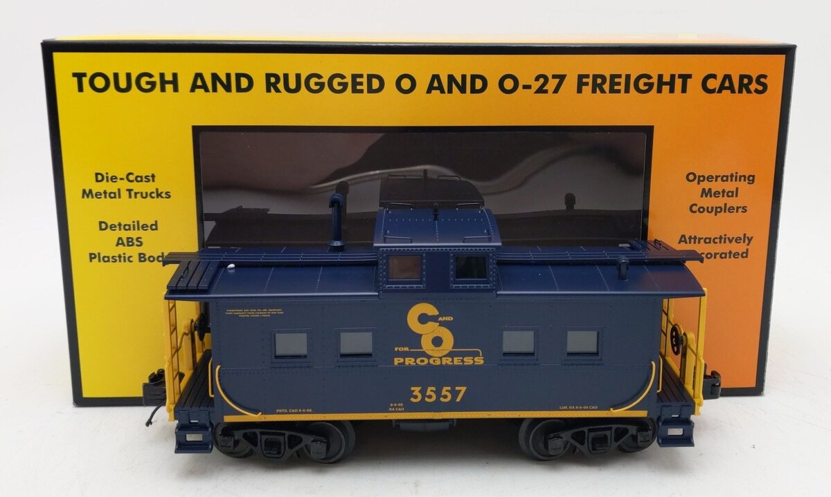 MTH 30-77353 O Chesapeake & Ohio Steel Caboose #3557