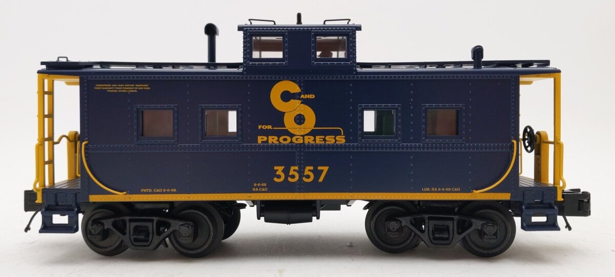 MTH 30-77353 O Chesapeake & Ohio Steel Caboose #3557
