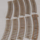 Lionel 49 Vintage O "Super O" Insulated Curved Track (Quantity of 10)