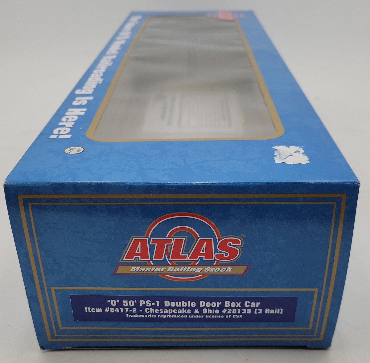 Atlas 8417-2  O Chesapeake & Ohio 50' PS-1 Double Door Boxcar #28138 (3Rail) NIB