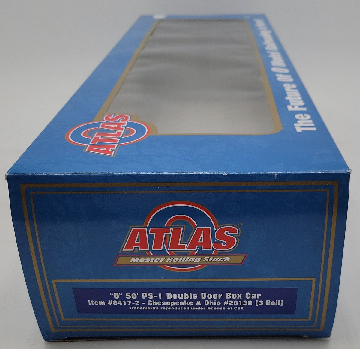 Atlas 8417-2  O Chesapeake & Ohio 50' PS-1 Double Door Boxcar #28138 (3Rail) NIB