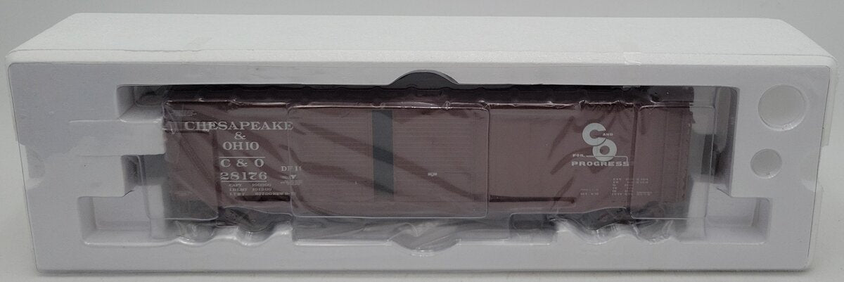 Atlas 8417-3  O Chesapeake & Ohio 50' PS-1 Double Door Boxcar #28176 (3Rail) NIB