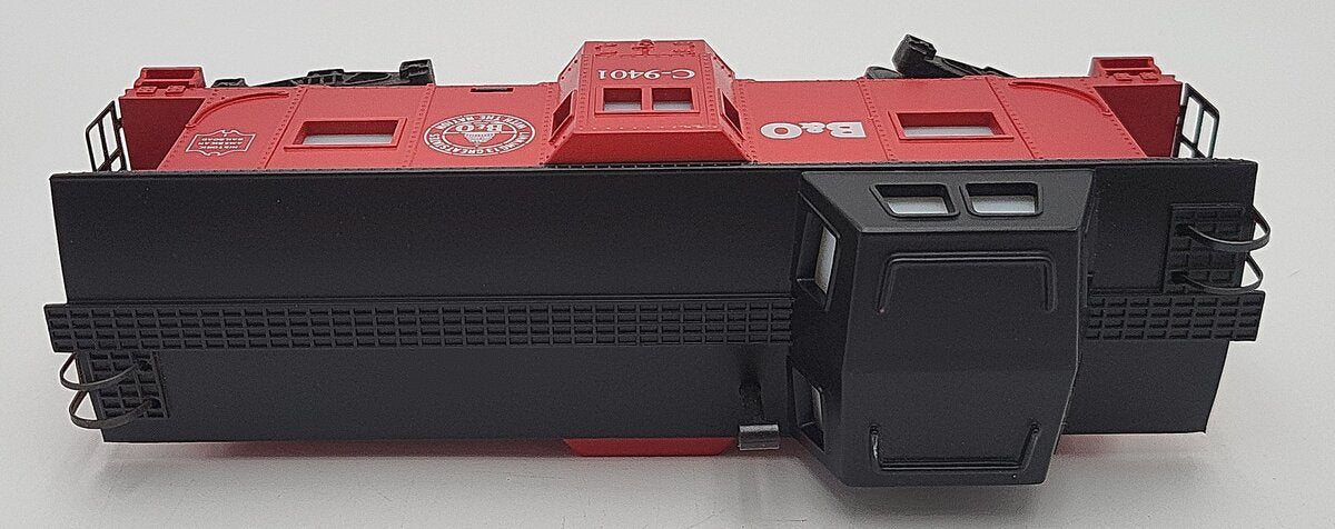 American Flyer 4-9401 S Gauge Baltimore & Ohio Bay Window Illuminated Caboose EX/Box