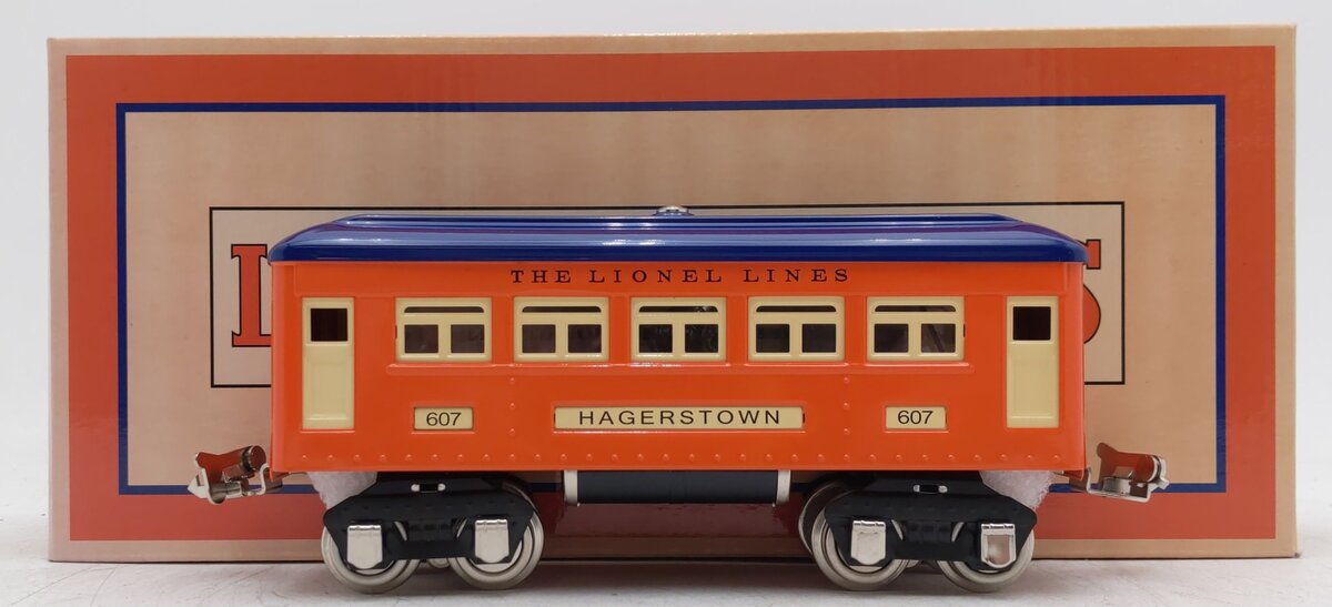Lionel 11-80032 O Gauge Hagerstown Coach Car #607 LN/Box
