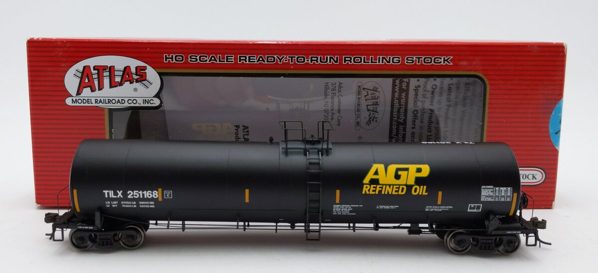 Atlas 20003839 HO AGP Refined Oil Trinity 25,500-Gallon Tank Car TILX #251168 LN/Box