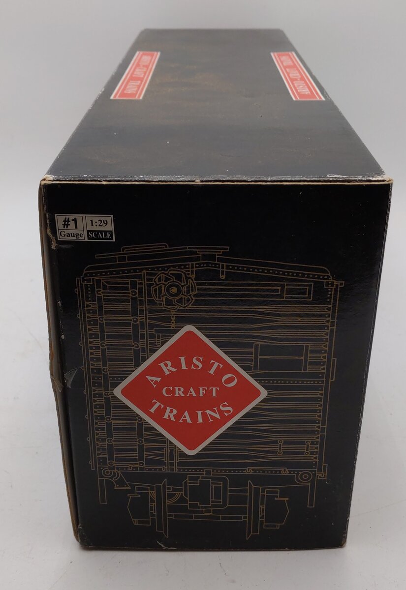 Aristo-Craft ART-46100 G Scale Undecorated Stock Car w/Plastic Wheels EX/Box