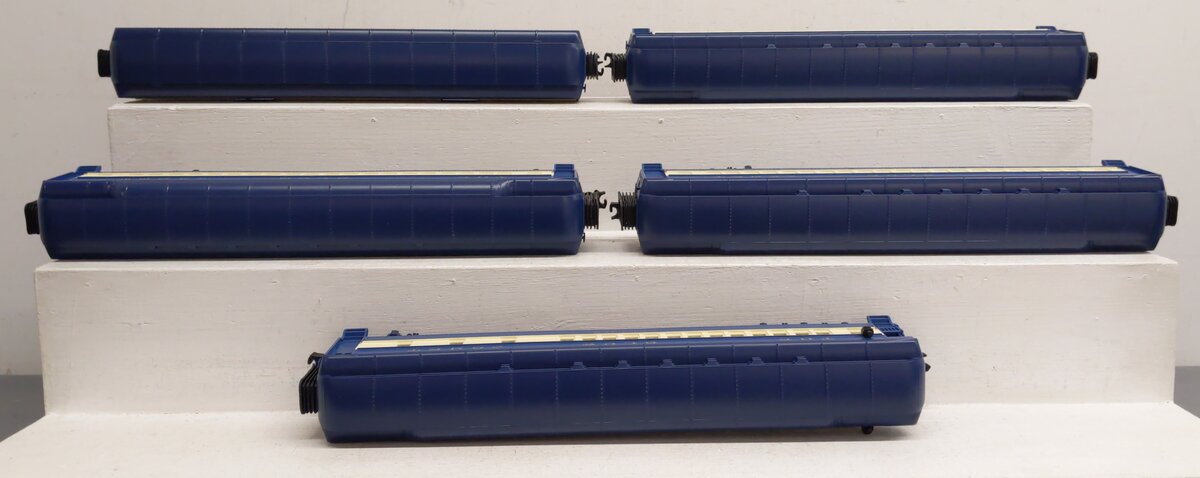 MTH 20-4021 O Gauge Jersey Central 70' Madison Passenger Car Set (Set of 5) EX/Box
