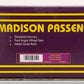 MTH 20-4021 O Gauge Jersey Central 70' Madison Passenger Car Set (Set of 5) EX/Box