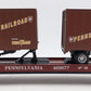 MTH 20-98104 O Gauge Pennsylvania Flatcar #469677 with Pennsylvania Trailers LN/Box