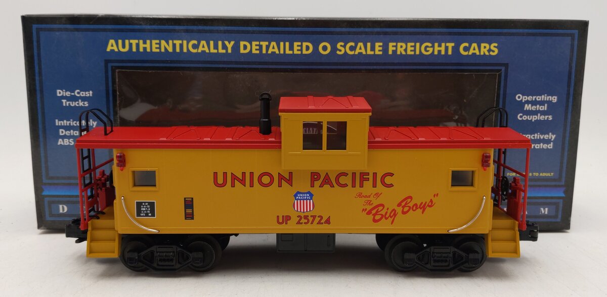 MTH 20-80001C O Union Pacific 1999 D.A.P. Extended Vision Caboose #25724 EX/Box