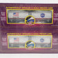 MTH 20-96020 O Gauge NASA Unibody Single Dome Tank Car 2-Car Set MT/Box
