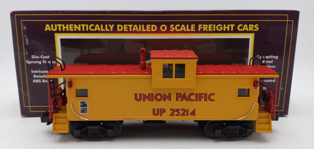 MTH 20-9100 O Gauge Union Pacific Extended Vision Caboose #25214 EX/Box