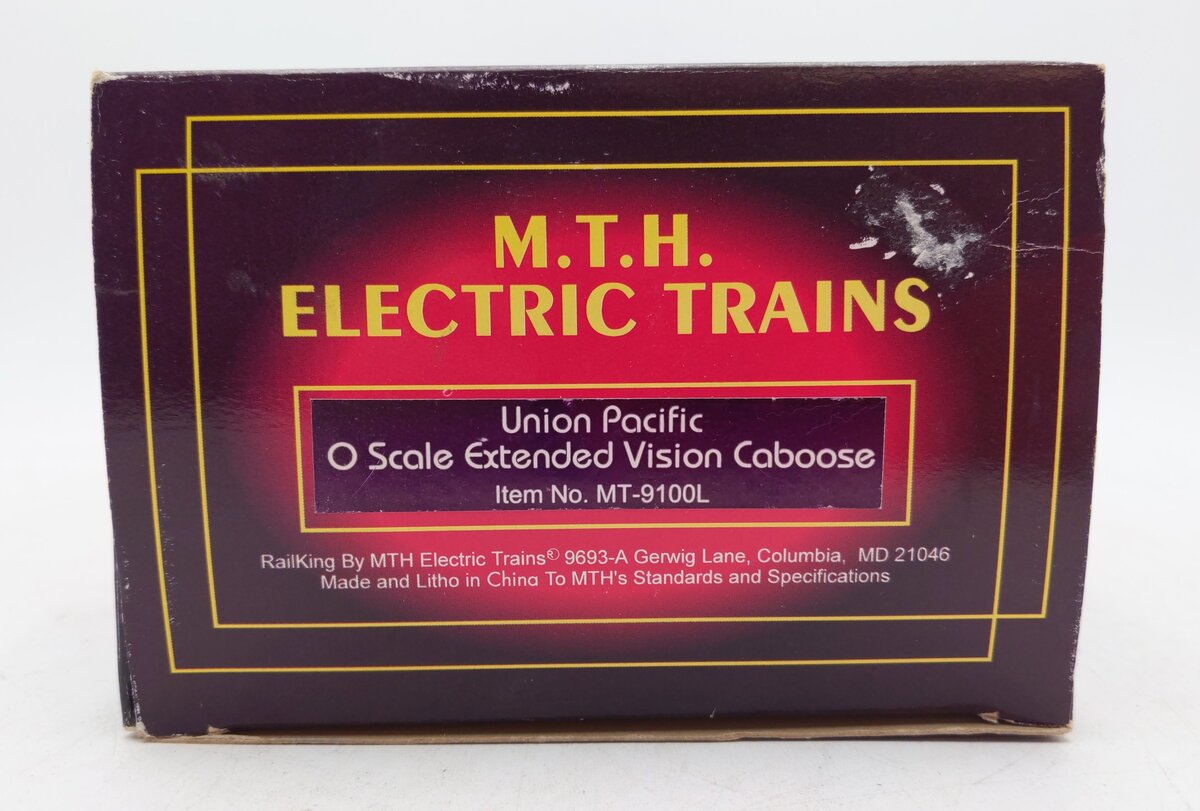 MTH 20-9100 O Gauge Union Pacific Extended Vision Caboose #25214 EX/Box