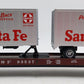 MTH 20-98111 Santa Fe Flatcar with 2 Santa Fe Trailers EX/Box